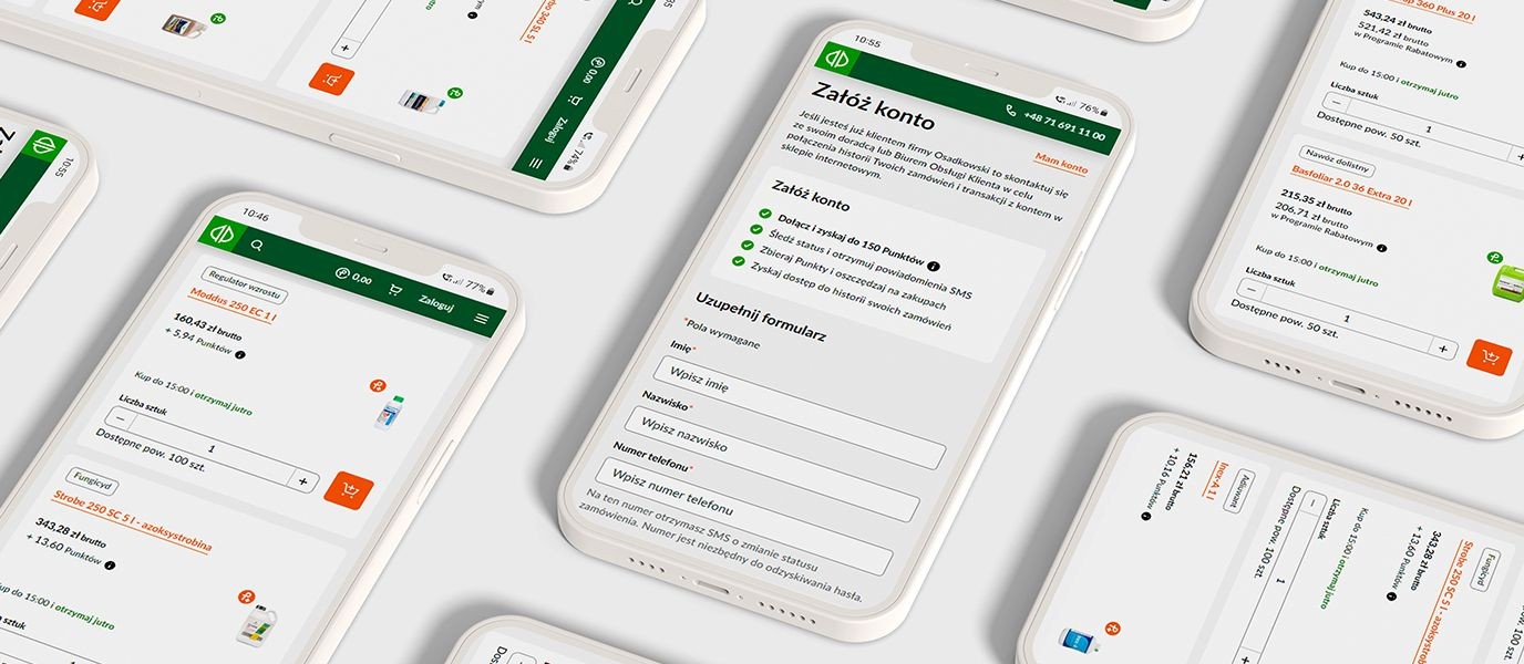 Internetowy Sklep rolniczy Osadkowski.pl - załóż konto